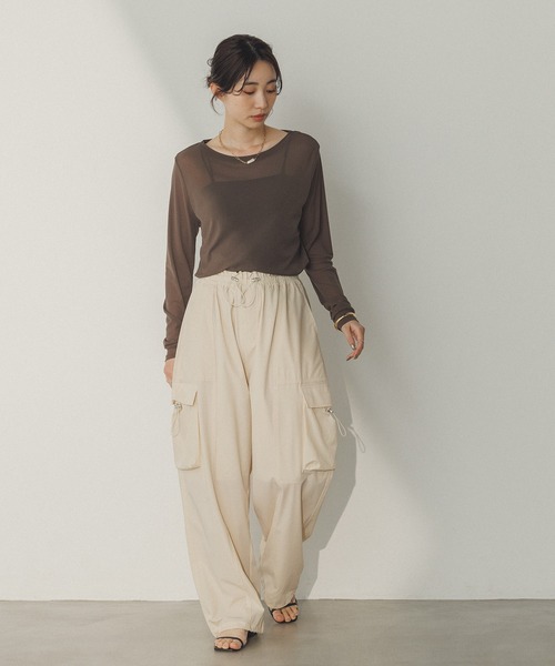 トップス RT-108606 クルーネック シアートップス