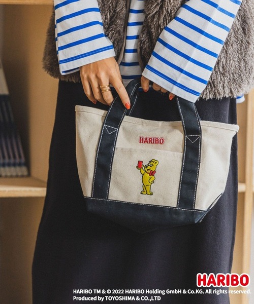 BAYFLOW（ベイフロー）の「HARIBO ロゴショルダートートバッグ（ショルダーバッグ・レディース・ナチュラル・FREE）」の8枚目の写真