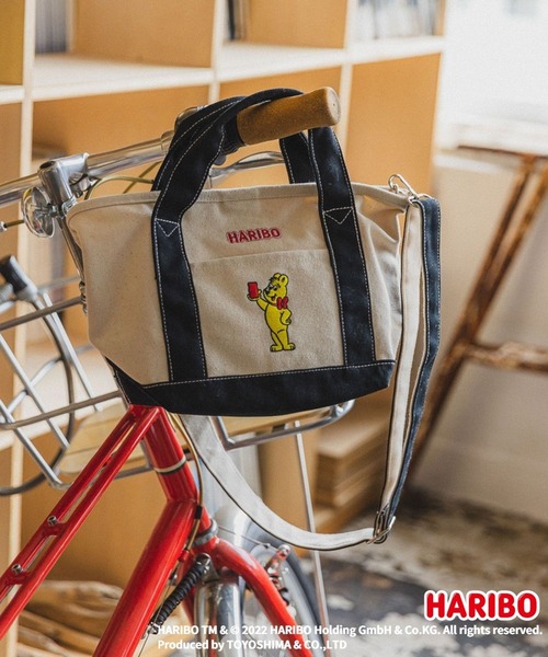 BAYFLOW（ベイフロー）の「HARIBO ロゴショルダートートバッグ（ショルダーバッグ・レディース・ナチュラル・FREE）」の14枚目の写真