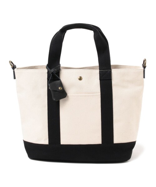 Ray BEAMS（レイビームス）の「toleur × Ray BEAMS / キャンバス メッシュ トートバッグ（トートバッグ・レディース・ブラック/オリーブ・ONE SIZE）」の7枚目の写真