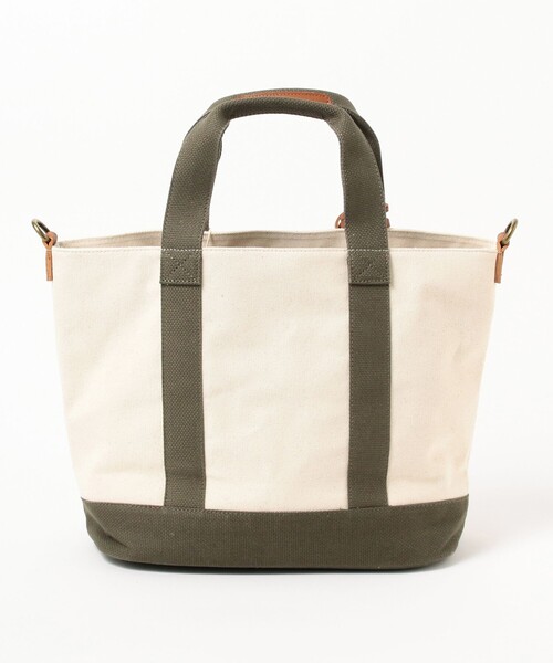 Ray BEAMS（レイビームス）の「toleur × Ray BEAMS / キャンバス メッシュ トートバッグ（トートバッグ・レディース・ブラック/オリーブ・ONE SIZE）」の21枚目の写真