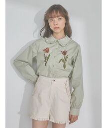 merry jenny | 二輪のtulipブラウス(シャツ/ブラウス)