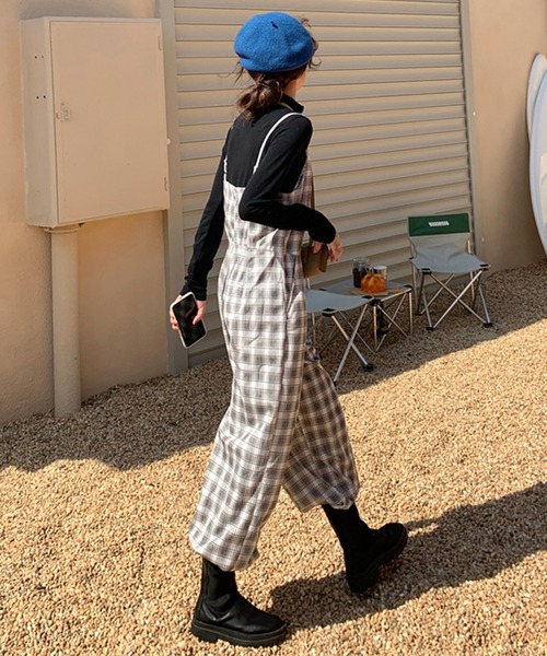 Girly Doll（ガーリードール）の「チェックサロペット（サロペット