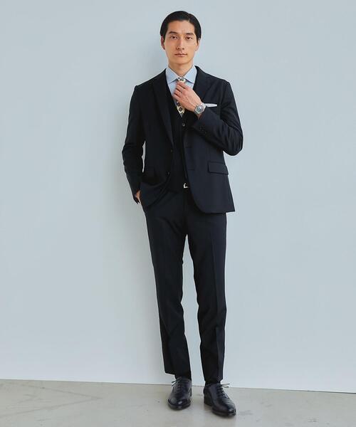 green label relaxing（グリーンレーベルリラクシング）の「A+ TWPUトロ スリム 2B スーツジャケット -ウォッシャブル・ストレッチ・防シワ-（スーツジャケット・メンズ・ブラック/ロイヤルブルー/ダークグレー/ネイビー・S/M/L/XL/XS/XXL）」の21枚目の写真