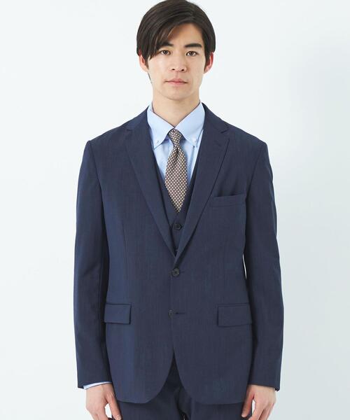 green label relaxing（グリーンレーベルリラクシング）の「A+ TWPUトロ スリム 2B スーツジャケット -ウォッシャブル・ストレッチ・防シワ-（スーツジャケット・メンズ・ブラック/ロイヤルブルー/ダークグレー/ネイビー・S/M/L/XL/XS/XXL）」の11枚目の写真