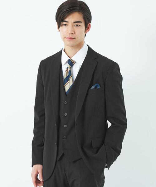green label relaxing（グリーンレーベルリラクシング）の「A+ TWPUトロ スリム 2B スーツジャケット -ウォッシャブル・ストレッチ・防シワ-（スーツジャケット・メンズ・ブラック/ロイヤルブルー/ダークグレー/ネイビー・S/M/L/XL/XS/XXL）」の16枚目の写真