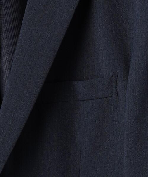 green label relaxing（グリーンレーベルリラクシング）の「A+ TWPUトロ スリム 2B スーツジャケット -ウォッシャブル・ストレッチ・防シワ-（スーツジャケット・メンズ・ブラック/ロイヤルブルー/ダークグレー/ネイビー・S/M/L/XL/XS/XXL）」の8枚目の写真