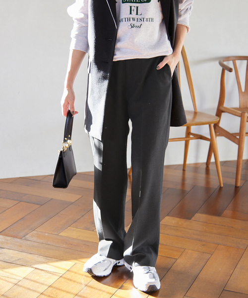 SLOBE IENA（スローブイエナ）の「リネン混ストレートパンツ