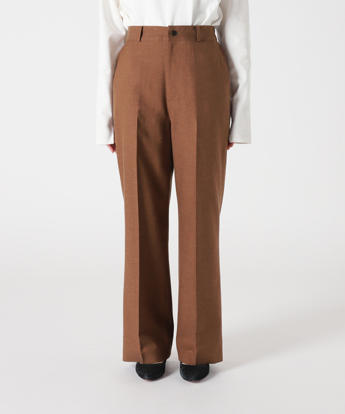 SLOBE IENA（スローブイエナ）の「リネン混ストレートパンツ