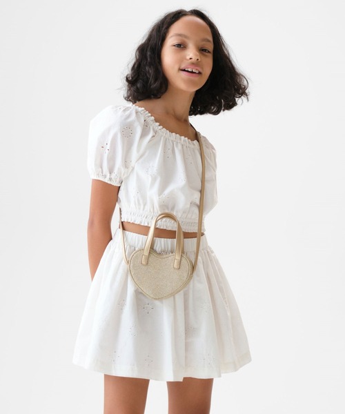 GAP（ギャップ）の「ラメ ハートバッグ (キッズ)（ショルダーバッグ・キッズ・その他・ONE SIZE）」の2枚目の写真