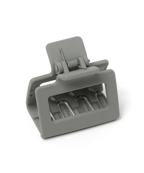 LEPSIM（レプシィム）の「スクエアミニバンスクリップ　186723（バレッタ/ヘアクリップ・レディース・グリーン/アイボリー/ベージュ系その他・ONE SIZE）」の3枚目の写真