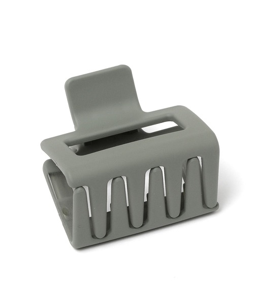 LEPSIM（レプシィム）の「スクエアミニバンスクリップ　186723（バレッタ/ヘアクリップ・レディース・グリーン/アイボリー/ベージュ系その他・ONE SIZE）」の4枚目の写真