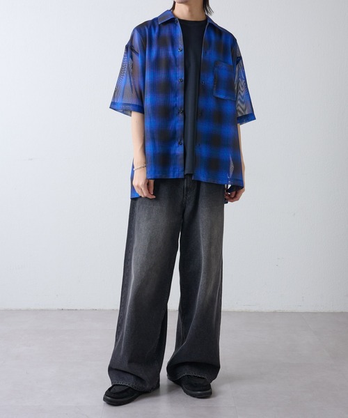 COLONY 2139（コロニートゥーワンスリーナイン）の「スマート半袖変形ノースリーブ（タンクトップ・メンズ・ホワイト/ブラック・MEDIUM/LARGE）」の18枚目の写真