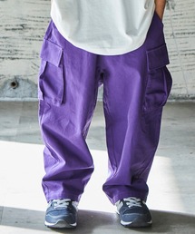 PAIRMANON STREET | 【PAIRMANON STREET】ユニセックスワイドシルエットポケット付きカーゴパンツ(その他パンツ)