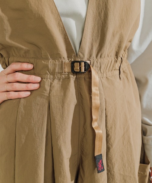 Gramicci（グラミチ）の「『別注』GRAMICCI　アクティブナイロンサロペット（サロペット/オーバーオール・レディース・ブラック/タン/カーキ・FREE）」の11枚目の写真