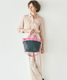 日本公式完売●LeSportsac●BUCKET TOTEパウダーピンク/サンダー レスポートサック BUCKET TOTE POWDER PINK/THUNDER 1116 C