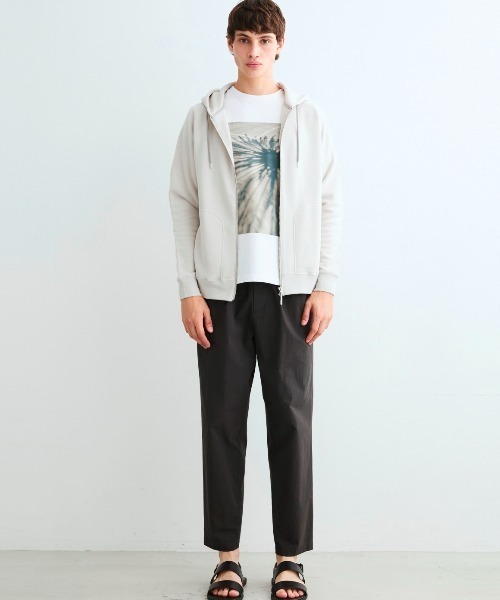 試着のみ　スリードッツ　パイルパーカー　白　ID7001Y　three dots three dots ホワイト パイルフード付きパーカー MEDIUM - メルカリ