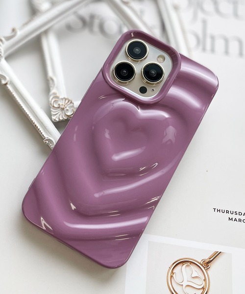 NOLITA LABORATORY（ノリータラボラトリー）の「【 NOLITA / ノリータ 】ハートモチーフ アート アイフォンカバー iPhone 17 / 17 pro / 17proMax / Air / 11 / XR / 12 / 13 / 14 / 15 / 16 / 16pro / 16proMax アイフォンケース（スマホケース/カバー・レディース・オフホワイト/シルバー/モカ/パープル/アンティークシルバー/ブラック/グリーン/ワイン/スモークピンク/ベビーピンク・G/I/F/D/E/H/A/B/C/N/J/K/iPhone 16/iPhone 16 Pro/iPhone 16 Pro Max/iPhone 11/XR/iPhone 13/14/iPhone 13 Pro/iPhone 13 Pro Max/iPhone 12 Pro Max/iPhone 14 Pro/iPhone 14 Pro Max/iPhone 15/iPhone 12/12 Pro/iPhone 15 Pro Max/iPhone 15 Pro/iPhone 16 Plus/iPhone 17 Pro Max/iPhone Air/iPhone 17/iPhone 17 Pro/iPhone 11）」の7枚目の写真