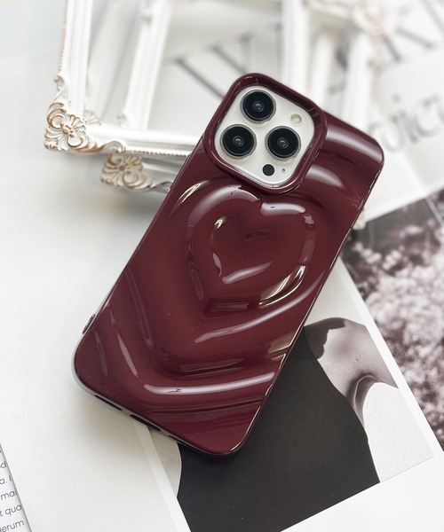 NOLITA LABORATORY（ノリータラボラトリー）の「【 NOLITA / ノリータ 】ハートモチーフ アート アイフォンカバー iPhone 17 / 17 pro / 17proMax / Air / 11 / XR / 12 / 13 / 14 / 15 / 16 / 16pro / 16proMax アイフォンケース（スマホケース/カバー・レディース・オフホワイト/シルバー/モカ/パープル/アンティークシルバー/ブラック/グリーン/ワイン/スモークピンク/ベビーピンク・G/I/F/D/E/H/A/B/C/N/J/K/iPhone 16/iPhone 16 Pro/iPhone 16 Pro Max/iPhone 11/XR/iPhone 13/14/iPhone 13 Pro/iPhone 13 Pro Max/iPhone 12 Pro Max/iPhone 14 Pro/iPhone 14 Pro Max/iPhone 15/iPhone 12/12 Pro/iPhone 15 Pro Max/iPhone 15 Pro/iPhone 16 Plus/iPhone 17 Pro Max/iPhone Air/iPhone 17/iPhone 17 Pro/iPhone 11）」の8枚目の写真