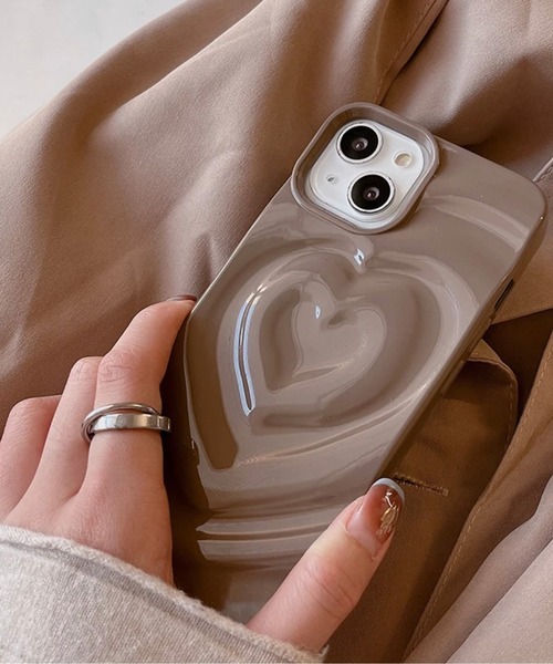 NOLITA LABORATORY（ノリータラボラトリー）の「【 NOLITA / ノリータ 】ハートモチーフ アート アイフォンカバー iPhone 17 / 17 pro / 17proMax / Air / 11 / XR / 12 / 13 / 14 / 15 / 16 / 16pro / 16proMax アイフォンケース（スマホケース/カバー・レディース・オフホワイト/シルバー/モカ/パープル/アンティークシルバー/ブラック/グリーン/ワイン/スモークピンク/ベビーピンク・G/I/F/D/E/H/A/B/C/N/J/K/iPhone 16/iPhone 16 Pro/iPhone 16 Pro Max/iPhone 11/XR/iPhone 13/14/iPhone 13 Pro/iPhone 13 Pro Max/iPhone 12 Pro Max/iPhone 14 Pro/iPhone 14 Pro Max/iPhone 15/iPhone 12/12 Pro/iPhone 15 Pro Max/iPhone 15 Pro/iPhone 16 Plus/iPhone 17 Pro Max/iPhone Air/iPhone 17/iPhone 17 Pro/iPhone 11）」の12枚目の写真
