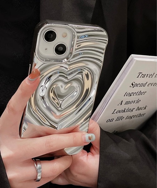 NOLITA LABORATORY（ノリータラボラトリー）の「【 NOLITA / ノリータ 】ハートモチーフ アート アイフォンカバー iPhone 17 / 17 pro / 17proMax / Air / 11 / XR / 12 / 13 / 14 / 15 / 16 / 16pro / 16proMax アイフォンケース（スマホケース/カバー・レディース・オフホワイト/シルバー/モカ/パープル/アンティークシルバー/ブラック/グリーン/ワイン/スモークピンク/ベビーピンク・G/I/F/D/E/H/A/B/C/N/J/K/iPhone 16/iPhone 16 Pro/iPhone 16 Pro Max/iPhone 11/XR/iPhone 13/14/iPhone 13 Pro/iPhone 13 Pro Max/iPhone 12 Pro Max/iPhone 14 Pro/iPhone 14 Pro Max/iPhone 15/iPhone 12/12 Pro/iPhone 15 Pro Max/iPhone 15 Pro/iPhone 16 Plus/iPhone 17 Pro Max/iPhone Air/iPhone 17/iPhone 17 Pro/iPhone 11）」の18枚目の写真