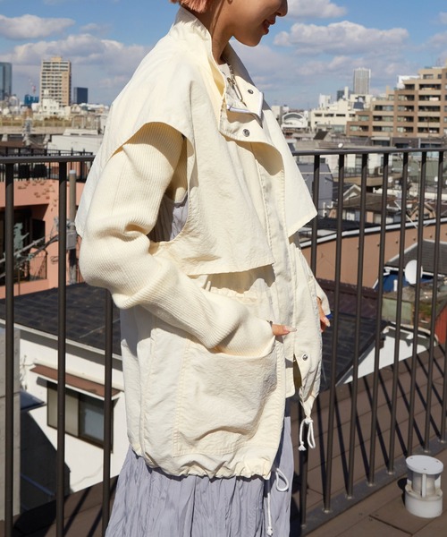 w closet（ダブルクローゼット）の「ナイロンハイネックベスト（ベスト