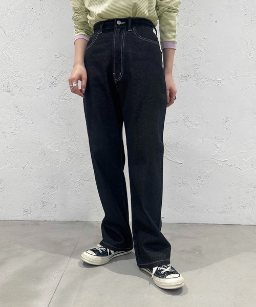 セール】ゆるストレートデニム【ZOZOTOWN限定アイテム】（デニムパンツ