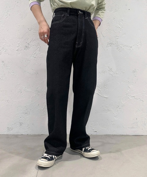 セール】ゆるストレートデニム【ZOZOTOWN限定アイテム】（デニムパンツ