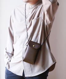 Jamale（ジャマレ）の「[Jamale]牛革レザー日本製スマホポーチスマホショルダー（ポーチ）」