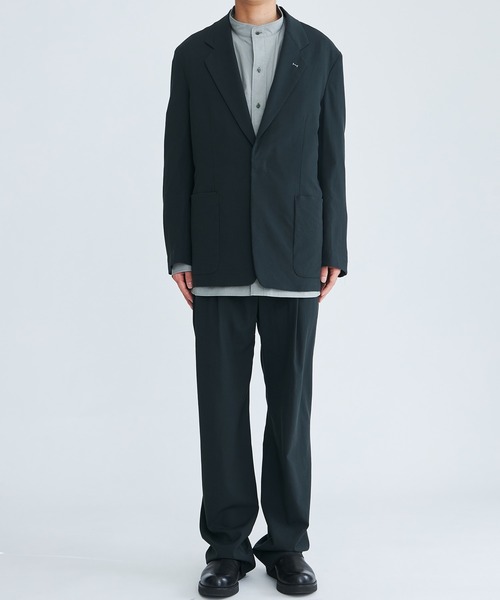 mando（マンド）の「【mando/マンド】SUPER 120 WOOL SINGLE JKT（テーラードジャケット・メンズ・ブラック/ダークグリーン・2/3）」の22枚目の写真