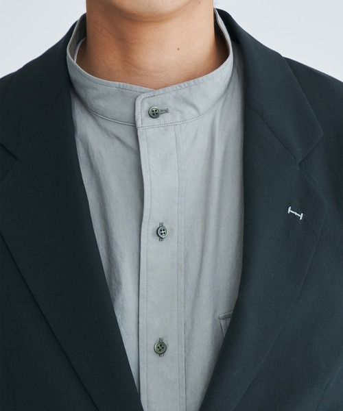 mando（マンド）の「【mando/マンド】SUPER 120 WOOL SINGLE JKT（テーラードジャケット・メンズ・ブラック/ダークグリーン・2/3）」の7枚目の写真