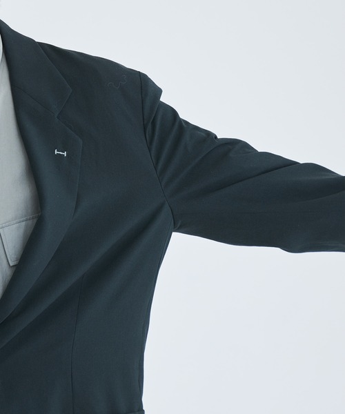 mando（マンド）の「【mando/マンド】SUPER 120 WOOL SINGLE JKT（テーラードジャケット・メンズ・ブラック/ダークグリーン・2/3）」の14枚目の写真