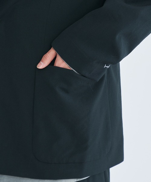 mando（マンド）の「【mando/マンド】SUPER 120 WOOL SINGLE JKT（テーラードジャケット・メンズ・ブラック/ダークグリーン・2/3）」の17枚目の写真