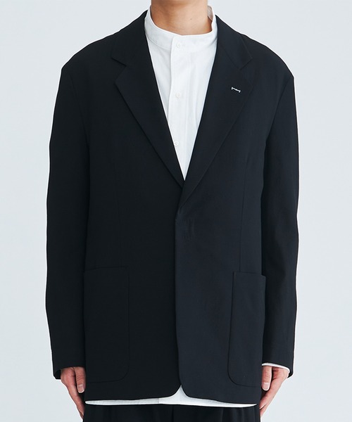 mando（マンド）の「【mando/マンド】SUPER 120 WOOL SINGLE JKT（テーラードジャケット・メンズ・ブラック/ダークグリーン・2/3）」の15枚目の写真