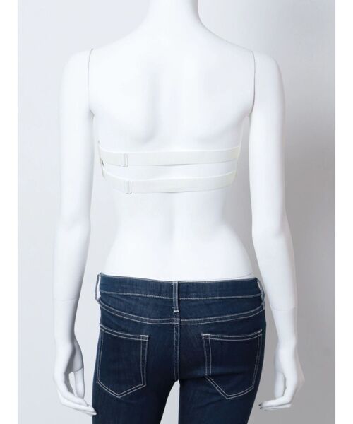 GYDA（ジェイダ）の「Booster ブラトップ（チューブトップ・レディース・オフホワイト/ブラック・FREE）」の10枚目の写真