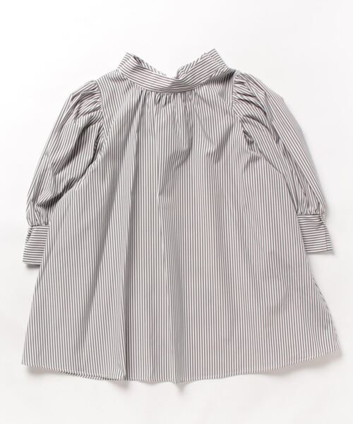 NATURAL BEAUTY BASIC（ナチュラルビューティーベーシック）の「【美人百花掲載】バックリボンストライプブラウス（シャツ/ブラウス・レディース・グレー系その他/ブルー系その他/グリーン系その他3・SMALL/MEDIUM）」の10枚目の写真