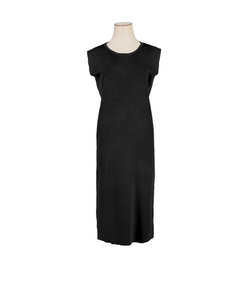 Julia Boutique（ジュリアブティック）の「ミディアム丈・ストレートノースリーブニットワンピース/23060（ワンピース・レディース・グレイッシュベージュ/ブラック/ネイビー・MEDIUM）」の16枚目の写真