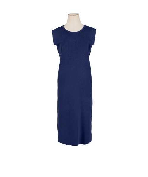 Julia Boutique（ジュリアブティック）の「ミディアム丈・ストレートノースリーブニットワンピース/23060（ワンピース・レディース・グレイッシュベージュ/ブラック/ネイビー・MEDIUM）」の18枚目の写真
