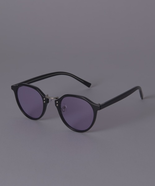 Lui's(ルイス)の「ボストンタイプ#2 / カラーレンズサングラス (偏光・調光)(サングラス・メンズ・ライトグレー/パープル/ブルー・FREE)」の13枚目の写真