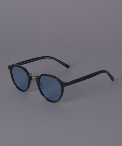 Lui's(ルイス)の「ボストンタイプ#2 / カラーレンズサングラス (偏光・調光)(サングラス・メンズ・ライトグレー/パープル/ブルー・FREE)」の14枚目の写真