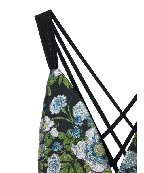 sahara(サハラ)の「Back Cross Jacquard Cami Dress(ワンピース・レディース・ブルー/ブラック/ブラウン・FREE)」の15枚目の写真