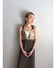 sahara（サハラ）の「Back Cross Jacquard Cami Dress（ワンピース 