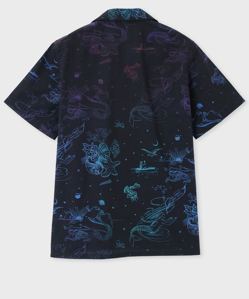 PS Paul Smith（ピーエスポールスミス）の「"Sea Tales" オープンカラーシャツ / 132318 695U（シャツ/ブラウス・メンズ・ネイビー/ホワイト・SMALL/MEDIUM/LARGE/X-LARGE/XX-LARGE）」の5枚目の写真