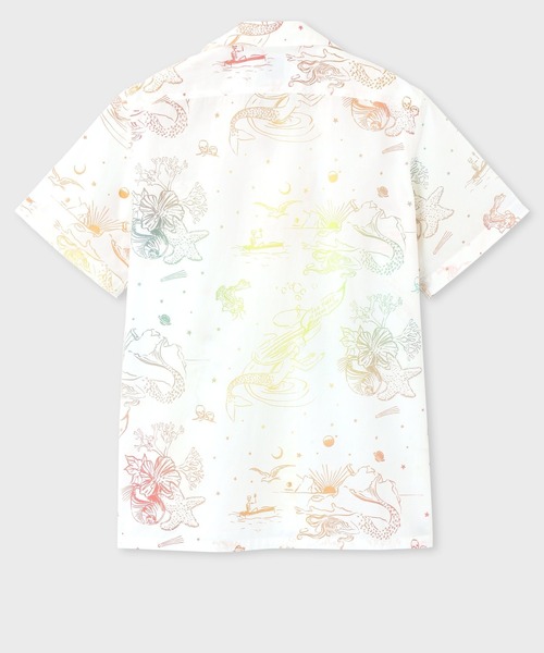 PS Paul Smith（ピーエスポールスミス）の「"Sea Tales" オープンカラーシャツ / 132318 695U（シャツ/ブラウス・メンズ・ネイビー/ホワイト・SMALL/MEDIUM/LARGE/X-LARGE/XX-LARGE）」の8枚目の写真