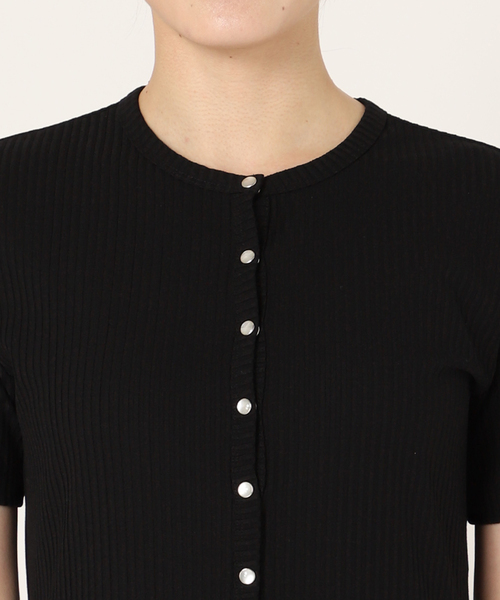 HARDY NOIR（アルディーノアール）の「リブパールドットマキシワンピース（ワンピース・レディース・ブラック・FREE）」の13枚目の写真