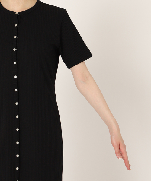 HARDY NOIR（アルディーノアール）の「リブパールドットマキシワンピース（ワンピース・レディース・ブラック・FREE）」の14枚目の写真