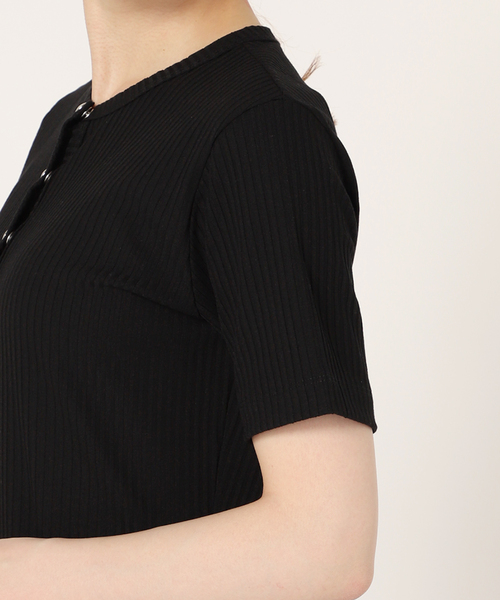 HARDY NOIR（アルディーノアール）の「リブパールドットマキシワンピース（ワンピース・レディース・ブラック・FREE）」の15枚目の写真