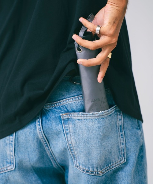 KiU(キウ)の「つゆ先がない安全傘 アメニモマケズ,ハレニモマケズ.タイプ:ライト&スリム 超軽量 UVカット率100%(折りたたみ傘・メンズ・カーキ/ブラック/グレー/オフホワイト/ネイビー・FREE)」の21枚目の写真