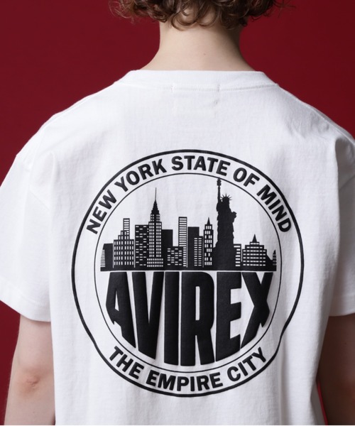 AVIREX(アヴィレックス)の「《COLLECTION》NEWYORK CITY SCAPE SHORT SLEEVE T-SHIRT/ニューヨークシティエスケープTシャツ(Tシャツ/カットソー・レディース・ブラック/ホワイト/ブラウン・F)」の12枚目の写真