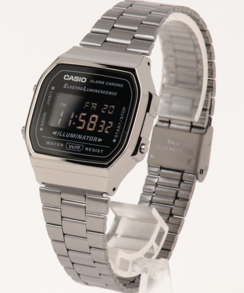 CASIO(カシオ)の「CASIO カシオ /スタンダード デジタル クォーツ腕時計 日常時生活防水 メタルベルト /// Aシリーズ(デジタル腕時計・メンズ・ゴールド/ブラック×グレー/ブラック×ブラック/シルバー×ブルー・FREE)」の5枚目の写真